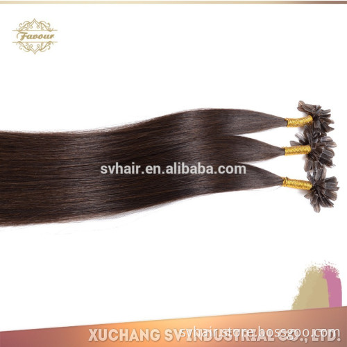 top quality I TIP human hair with long rope peruvian 6A Grade high quality nano ring hair extensions long lasting hair